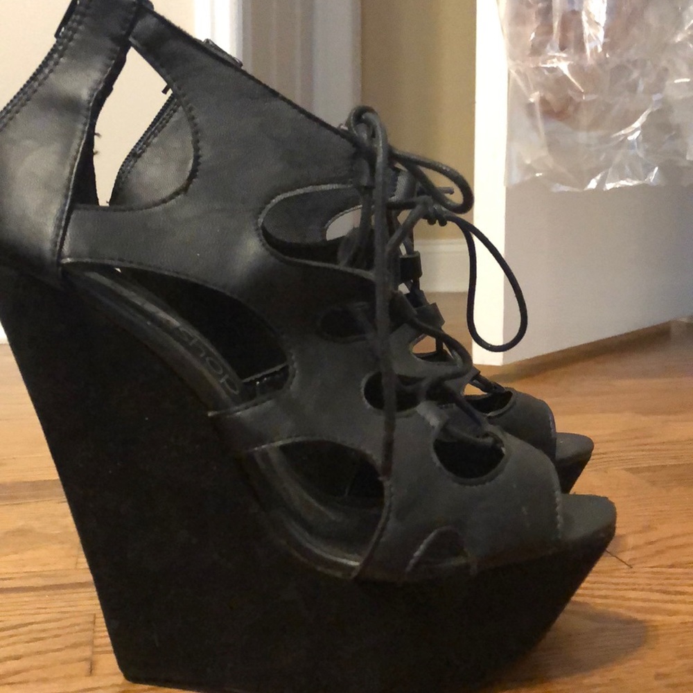 Super high platform sandals